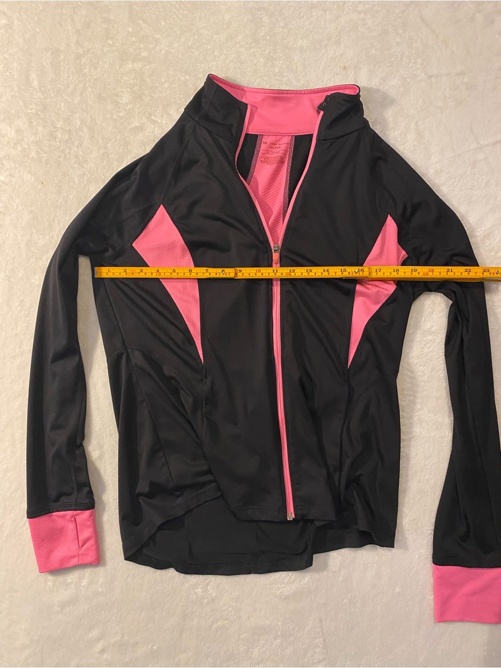 tek gear Black and Pink Women's Athletic Zip Jacket - Picture 5 of 7